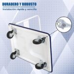 Carro DASCK Plataforma de Carga Plegable con Ruedas – 150 kg – Acero Reforzado - Imagen 6