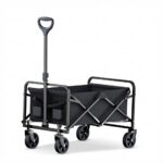 DASCK – Carro de Transporte Plegable con Ruedas, 120 kg, Asas Ajustables y Bolsa de Almacenaje - Imagen 9