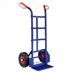 DASCK - Carretilla de Mano Plegable con Ruedas Neumáticas, Plataforma Reforzada, 200 kg - Imagen 8