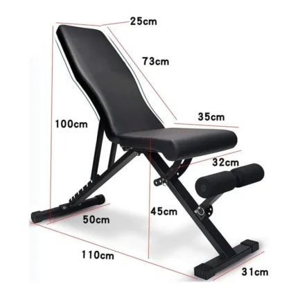 Banco de Pesas Plegable Ajustable para Musculación 2