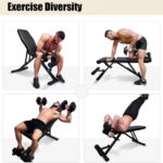 DASCK – Banco de Pesas Ajustable Plegable para Entrenamiento Multifunción - Imagen 4