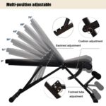 DASCK – Banco de Pesas Ajustable Plegable para Entrenamiento Multifunción - Imagen 6