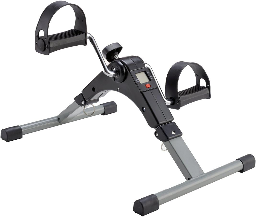 DASCK-FIT-PED-PLE-NEG-P1 DASCK – Pedaleador Plegable con Pantalla LCD, Bajo Impacto, para Casa y Oficina – Negro - Imagen 1
