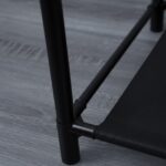 DASCK – Mueble Recibidor con Perchero y Zapatero de 5 Baldas – Negro - Imagen 4