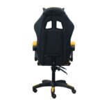 DASCK – Silla Gaming Ergónomica Reclinable con Cojines Lumbar y Cervical, 200 kg – Amarilla - Imagen 5
