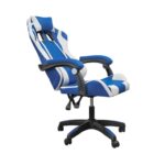 DASCK – Silla Gaming con Reposacabezas, Respaldo Ajustable y Base Giratoria – Color Azul - Imagen 3