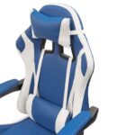 DASCK – Silla Gaming con Reposacabezas, Respaldo Ajustable y Base Giratoria – Color Azul - Imagen 5