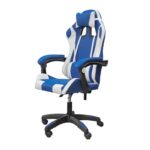 DASCK – Silla Gaming con Reposacabezas, Respaldo Ajustable y Base Giratoria – Color Azul - Imagen 7