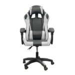 DASCK – Silla Gaming con Reposacabezas, Respaldo Ajustable y Base Giratoria – Color Blanca - Imagen 2