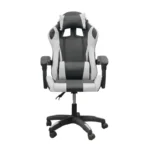 Silla Gaming con Reposacabezas y Respaldo Ajustable - Blanca 2