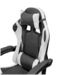 Silla Gaming con Reposacabezas y Respaldo Ajustable - Blanca 3