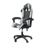 DASCK – Silla Gaming con Reposacabezas, Respaldo Ajustable y Base Giratoria – Color Blanca - Imagen 6