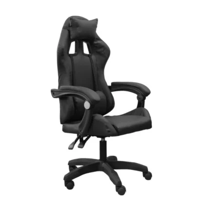 Silla gaming negra reposacabezas ajustable