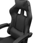 DASCK – Silla de Oficina con Reposacabezas, Respaldo Ajustable y Base Giratoria – Color Negro - Imagen 2