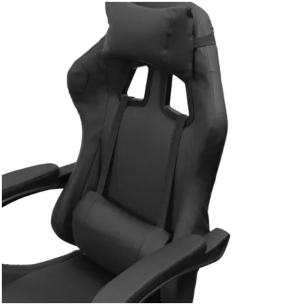 Silla Gaming con Reposacabezas y Respaldo Ajustable - Negra 2