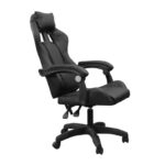 DASCK – Silla de Oficina con Reposacabezas, Respaldo Ajustable y Base Giratoria – Color Negro - Imagen 4