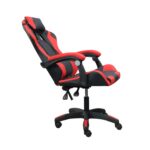 DASCK – Silla de Oficina con Reposacabezas, Respaldo Ajustable y Base Giratoria – Color Rojo - Imagen 5