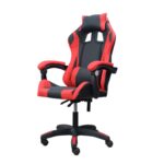 DASCK – Silla de Oficina con Reposacabezas, Respaldo Ajustable y Base Giratoria – Color Rojo - Imagen 7
