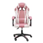 DASCK – Silla Gaming Ergónomica Reclinable con Cojines Lumbar y Cervical, 200 kg – Rosa - Imagen 2