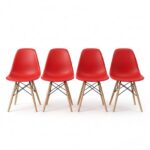 DASCK - Silla Nórdica Roja - Imagen 5
