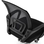 DASCK - Pack 2 Sillas de Oficina Ergonómicas de Malla con Ruedas 360° – Pie Cromado - Imagen 7
