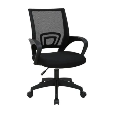 Silla oficina ergonómica base negra